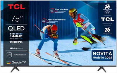 TCL - Smart TV 75" 4K QLED 75P89K 144Hz-Metallico